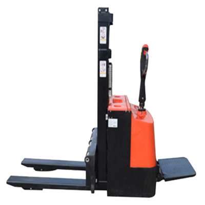 Electric Stacker Truck Pallet Lift Stacker Capacity 1000/2000kg Full Electric Forklift in Warehouse