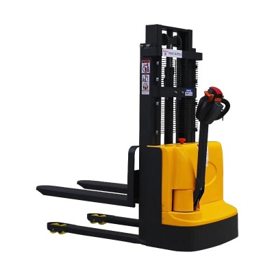 Pallet Lifter for Sale Counterbalance Pallet Stacker 1T 2T 3T Walking Electric Stacker Electric Forklift