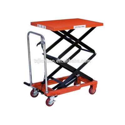 Hand Adjustable Lift Table Manual Scissor Lift Table Platform