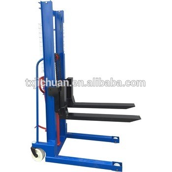 JICHUAN 3TON 1.6M HYDRAULIC manual hand PALLET STACKER cheap price forklift for sale